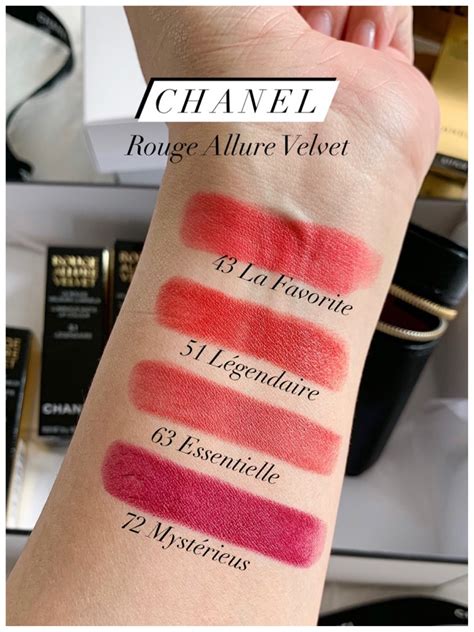 chanel allure rouge swatch|Chanel Rouge Allure shades.